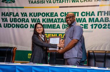 𝐓𝐞𝐚 𝐑𝐞𝐬𝐞𝐚𝐫𝐜𝐡 𝐈𝐧𝐬𝐭𝐢𝐭𝐮𝐭𝐞 𝐨𝐟 𝐓𝐚𝐧𝐳𝐚𝐧𝐢𝐚 𝐜𝐞𝐥𝐞𝐛𝐫𝐚𝐭𝐞𝐬 𝐒𝐀𝐃𝐂𝐀𝐒 𝐠𝐫𝐚𝐧𝐭 𝐨𝐟 𝐚𝐜𝐜𝐫𝐞𝐝𝐢𝐭𝐚𝐭𝐢𝐨𝐧 𝐭𝐨 𝐭𝐡𝐞 𝐢𝐧𝐭𝐞𝐫𝐧𝐚𝐭𝐢𝐨𝐧𝐚𝐥 𝐬𝐭𝐚𝐧𝐝𝐚𝐫𝐝 𝐈𝐒𝐎/𝐈𝐄𝐂 𝟏𝟕𝟎𝟐𝟓:𝟐𝟎𝟏𝟕